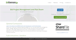 Desktop Screenshot of bidplanroom.com